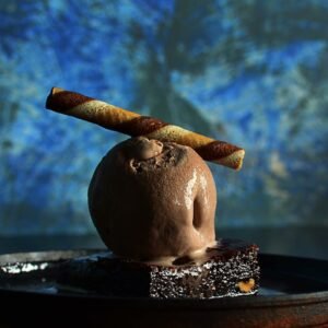 Sizzling Ice Cream with Chocolate Ice Cream